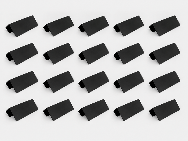 Cabinet Label Clip 20 pack • Black