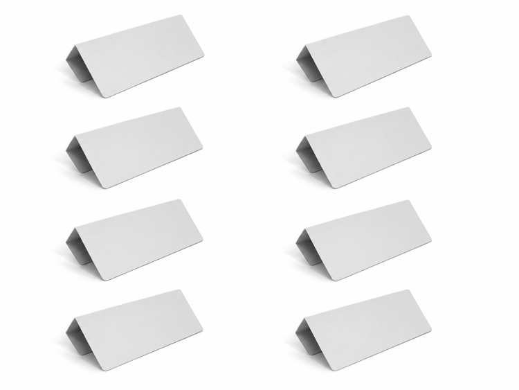 Cabinet Label Clip 8 pack • White